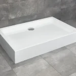 Azonnali szállítás Radaway Laros D 120x90 cm-es szögletes zuhanytálca szifonnal (SLD91217-01)