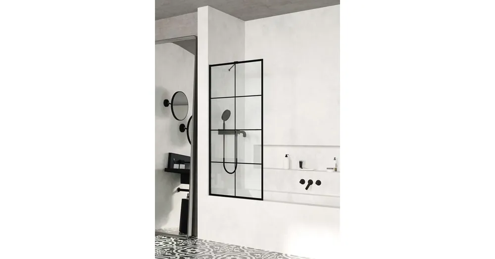 Kihagyhatatlan ajánlat Radaway Modo New Black PNJ 60 Factory fekete kádparaván 10006060-54-55