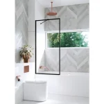 Alacsony ár Radaway Modo New Black PNJ 80 Frame fekete kádparaván 10006080-54-56