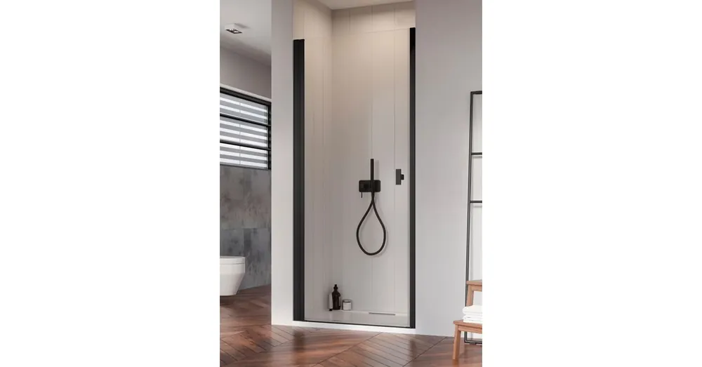 Rendeld meg most Radaway Nes Black DWJ I 80 cm-es fekete zuhanyajtó, balos 10026080-54-01L