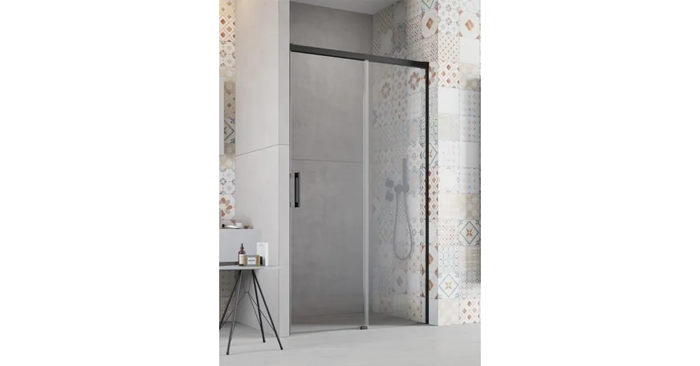Prémium Radaway Idea Black DWJ 120 R zuhanyajtó jobbos 387016-54-01R