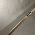 Vásárlói kedvenc Geberit CleanLine80 zuhanyfolyóka, pezsgő színű/polírozott, easy-to-clean bevonattal 154.440.39.1 (154440391)