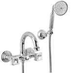 Bugnatese Olympia 8402KCR Kádcsaptelep zuhanyszettel swarovski fogantyúval CR / KRÓM Népszerű