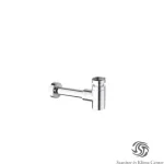 Bugnatese Bidet szifon minimál model króm színben 19263 Népszerű