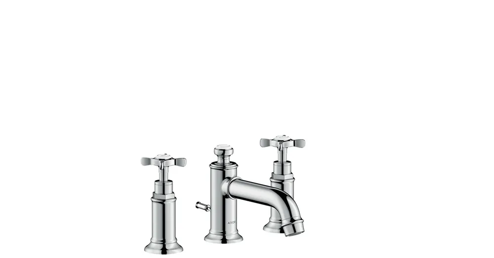 Legjobb ár Hansgrohe Axor Montreux 3-lyukú mosdócsaptelep 30, automata lefolyó-garniturával 16536 000 (16536000)
