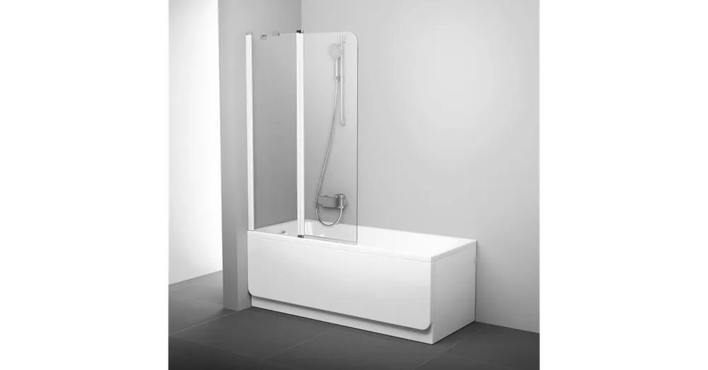Ravak Chrome Kádparaván CVS2-100 balos fehér + Transparent - 7QLA0100Z1 Népszerű