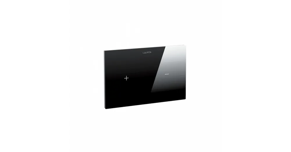 Outlet LAUFEN INSTALLATION SYSTEM Elektromos szabályozólemez, érintésmentes, üvegből, fényes fekete H8956640200001