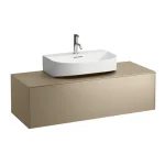 Újdonság LAUFEN SONAR Fiók elem, 1 fiók, 816341, 816342 mosdókhoz, kivágással középen, Lakkozott arany 117.5X34X45.5 - H4054510340401