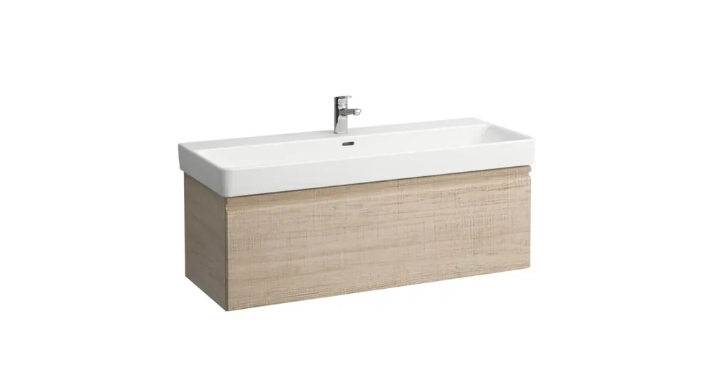 Gyors kiszállítás LAUFEN PRO S Alsószekrény fiókkal 116 × 45 × 39,5 cm, a H814965 mosdóhoz., Fényes tölgy H4835610964791