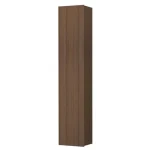 Szuper akció LAUFEN INO Magas szekrény anyaga aluminium, 1 ajtóval bal zsanéros, 5 polccal mind a szekrényben, mind az ajtóban, Sötét dió 36X180X30.5 - H4254510301711