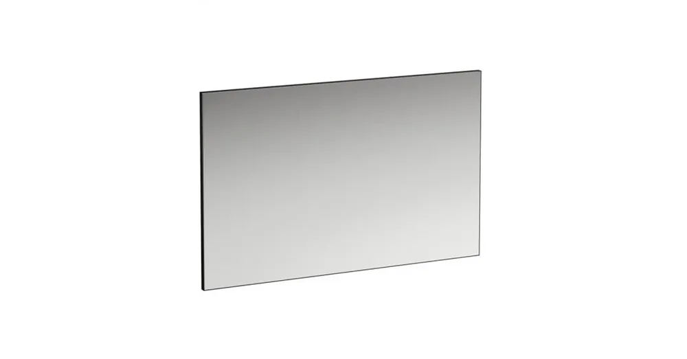 LAUFEN FRAME 25 Tükör alumínium keretben, világítás nélkül, Fekete matt 100X70X2.5 - H4474069004501 Expressz kézbesítés