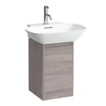 Végkiárusítás LAUFEN BASE Alsószekrény, 1 ajtó, bal oldali zsanérral, 1 belső polccal, Világos szil 31.5X51.5X34 - H4030211102621