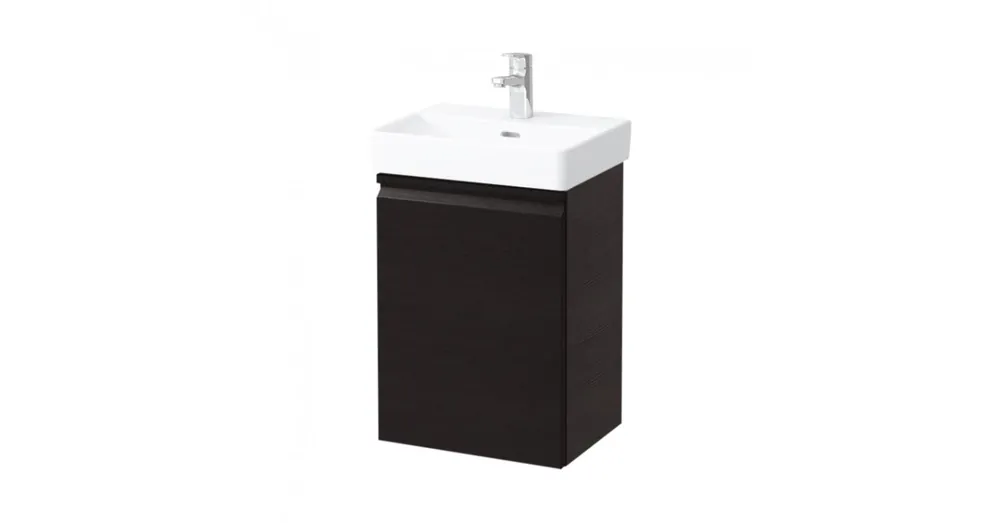 Olcsóbb LAUFEN PRO S Alsószekrény, 815961 tip. mosdóhoz, 1 balos ajtóval és 1 üvegpolccal, Wenge 41.5X58X32 - H4833010964231