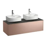 Outlet LAUFEN SONAR Fiók elem, 1 fiók, 816341 kézmosóhoz, bal és jobb oldali kivágással, Lakkozott titán 117.5X34X45.5 - H4054540340421