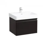 Outlet LAUFEN PRO S Alsószekrény és finoman záródó mechanizmussal, 810963 tip. mosdóhoz, 1 fiókkal és belső fiókkal, Wenge 57X39X45 - H4833720964231