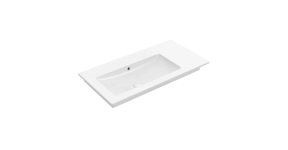 Villeroy and Boch Venticello 100x50 cm beépíthető aszimmetrikus mosdó, 1 csaplyukkal, balos CeramicPlus felülettel 4134L1R1 Akciós ár