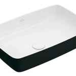 Villeroy & Boch Artis 58x38cm-es ráültethető mosdó Coal Black színben 4172 58 BCT8 ( 417258BCT8 ) Kedvezményes ár