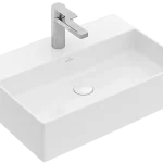 Biztonságos fizetés Villeroy & Boch Memento 2.0 60x42 cm ráültethető mosdó 4A076001 (4A07 60 01)