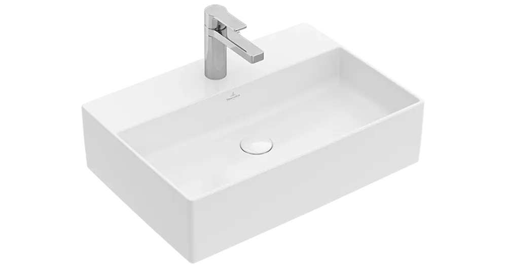 Azonnal elérhető Villeroy & Boch Memento 2.0 60x42 cm ráültethető mosdó túlfolyó nélkül 4A076101 (4A07 61 01)