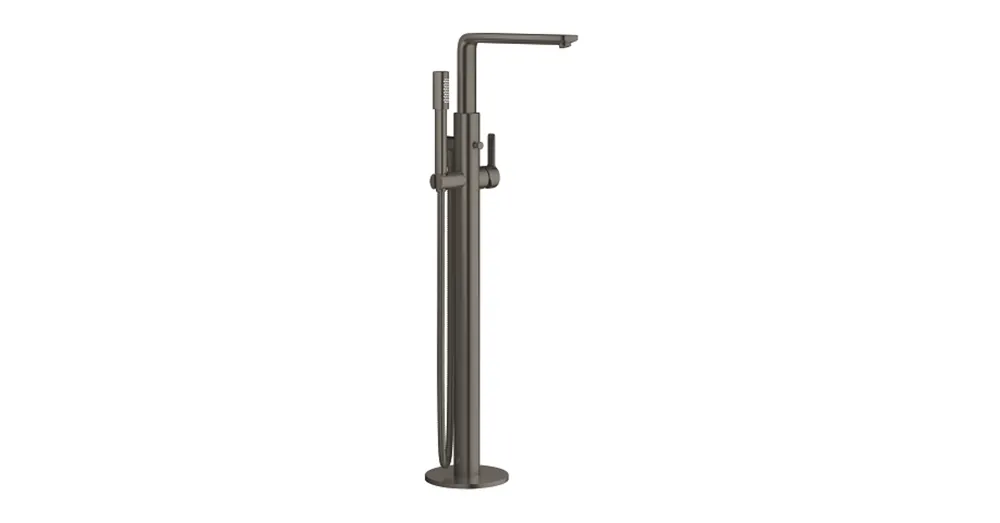 Grohe Lineare Egykaros kádtöltő csaptelep, padlóra szerelhető, matt hard grafit 23792AL1 Újdonság