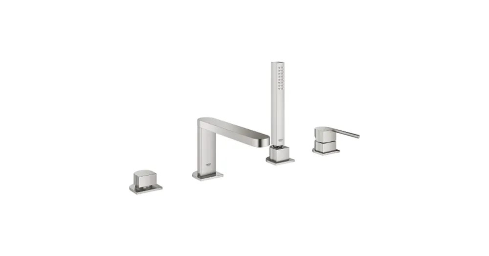 Outlet Grohe Plus négylyukas kádtöltő csaptelep matt szuperacél 29307DC3