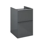AREZZO design Monterey 40cm-es alsószekrény 2 fiókkal Mf. Antracit színben AR-167729 Végkiárusítás