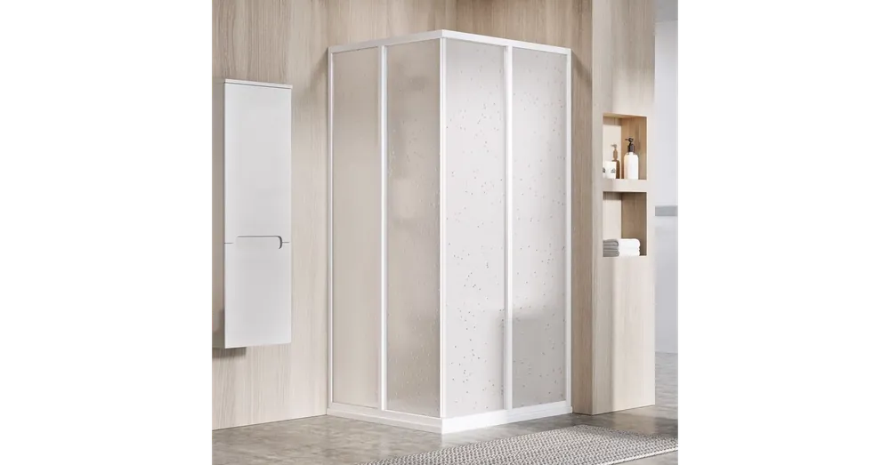 Outlet Ravak Supernova zuhanykabin SRV2-75 S fehér+Pearl polisztirén 14V301O211