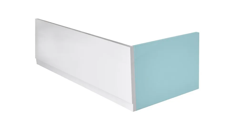 SAPHO POLYSAN PLAIN 185, előlap, bal, 185x59cm, fehér (72651) Prémium