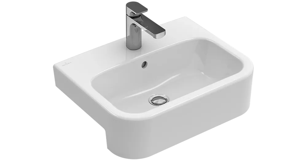 Rendeld meg most Villeroy & Boch Architectura 55 x 43 cm-es elölről beépíthető mosdó túlfolyó nélkül, CeramicPlus felülettel - 419056R1