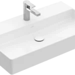 Villeroy & Boch Memento 2.0 80 x 47 cm-es mosdó 1 csaplyukkal CeramicPlus felülettel - 4A228GR1 Rendeld meg most