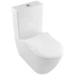 Vásárlói kedvenc Villeroy & Boch Subway 2.0 perem nélküli mélyöblítésű monoblokkos wc-csésze CeramicPlus felülettel - 5617R0R1