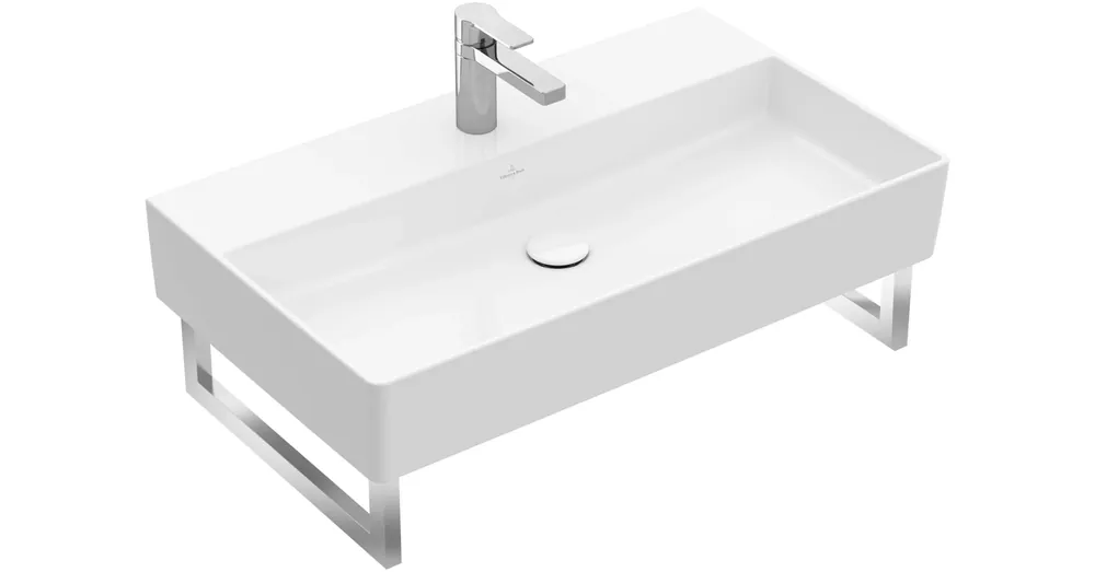 Villeroy & Boch Memento 2.0 80 x 47 cm-es mosdó 1 csaplyukkal túlfolyó nélkül - 4A228101 Különleges ajánlat