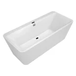 Gyors szállítás Villeroy & Boch Squaro Edge Excellence 12 1800 x 800 mm-es szabadon álló kád Stone White - UBQ180SQE9W2V-RW