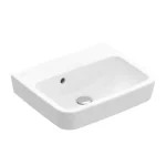Kihagyhatatlan ajánlat Villeroy & Boch O.Novo 50 x 37 cm-es kézmosó csaplyuk és túlfolyó nélkül CeramicPlus felülettel - 434453R1