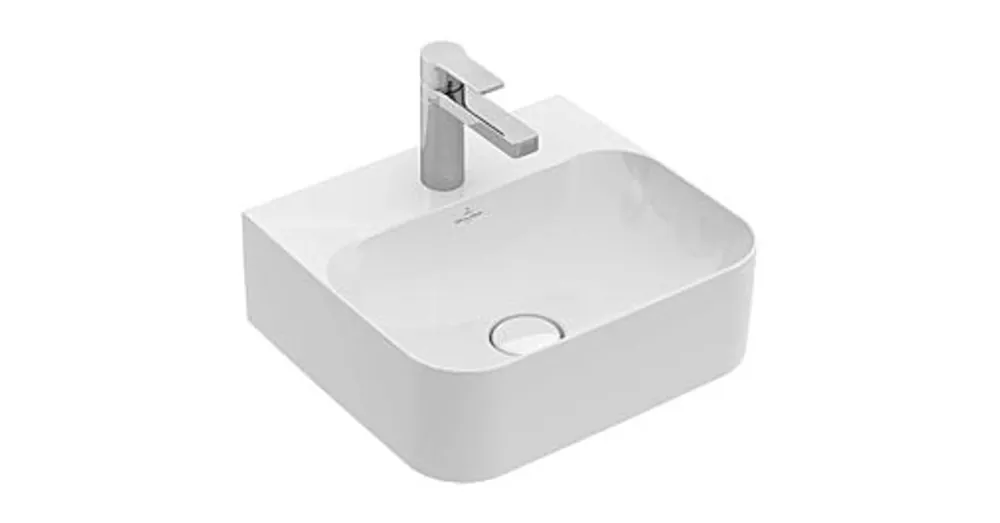 Villeroy & Boch Finion 43 x 39 cm-es kézmosó CeramicPlus felülettel rejtett ViFlow túlfolyóval - 43644CR1 Árcsökkenés