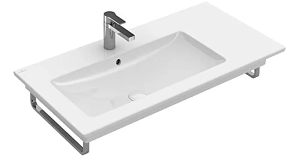 Kiárusítás Villeroy & Boch Venticello 100 x 50 cm-es beépíthető mosdó 1 csaplyuk a bal oldalon - 4134L101
