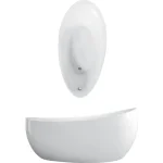 Villeroy & Boch Aveo New Generation 1900 x 950 mm-es ovális szabadon álló kád Colour on Demand Stone White - UBQ194AVE9W1BCV-RW Vedd meg most