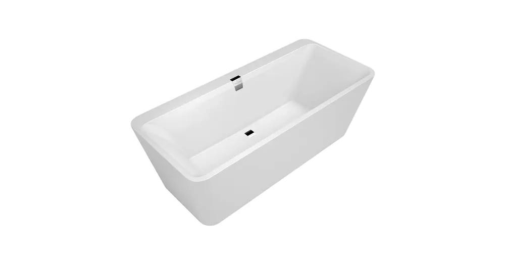 Szuper ajánlat Villeroy & Boch Squaro Edge Excellence 12 1800 x 800 mm-es szabadon álló kád Stone White - UBQ180SQE9T2V-RW