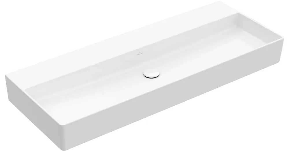 Villeroy & Boch Memento 2.0 120 x 47 cm-es mosdó csaplyuk és túlfolyó nélkül - 4A22CF01 Különleges ajánlat