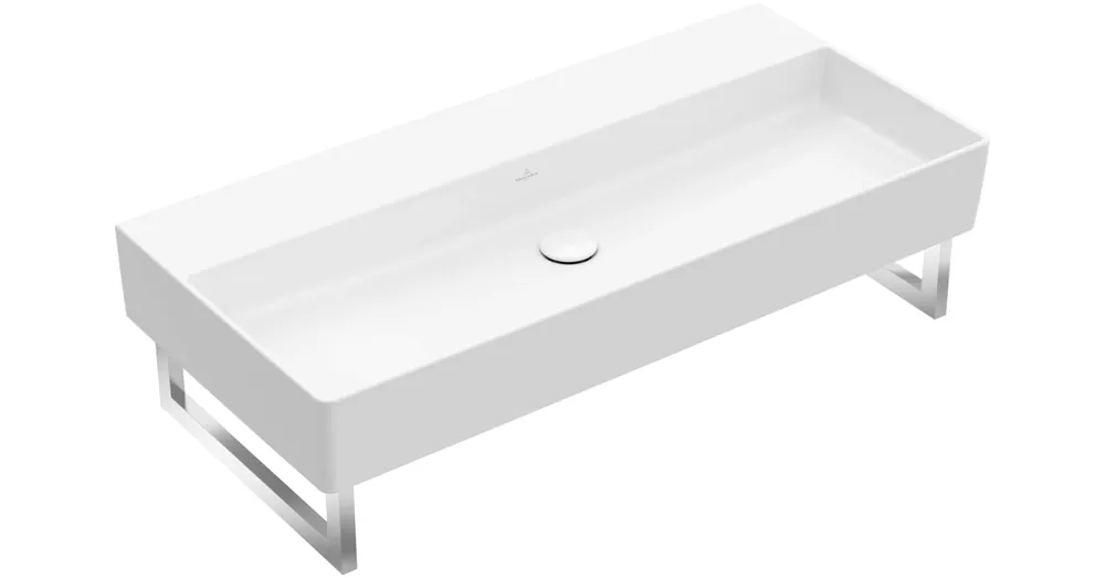 Villeroy & Boch Memento 2.0 100 x 47 cm-es mosdó csaplyuk és túlfolyó nélkül - 4A22A301 Akció