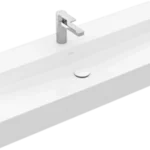 Villeroy & Boch Memento 2.0 120 x 47 cm-es mosdó 1 csaplyukkal CeramicPlus felülettel túlfolyó nélkül - 4A22CHR1 Népszerű