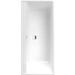 Szuper akció Villeroy & Boch Collaro 1600 x 700 mm-es beépíthető egyenes kád Chrome Stone White - UBA160COR2DV-RW