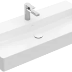 Villeroy & Boch Memento 2.0 100 x 47 cm-es mosdó 1 csaplyukkal CeramicPlus felülettel - 4A221GR1 Rendeld meg most