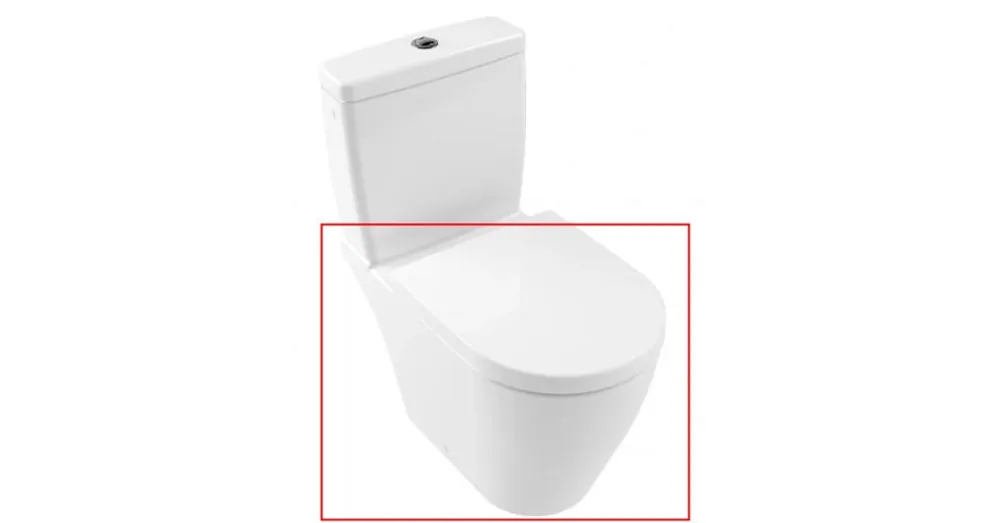 Expressz kézbesítés Villeroy & Boch Avento perem nélküli monoblokkos wc csésze Stone White CeramicPlus felülettel - 5644R0RW