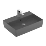 Expressz szállítás Villeroy & Boch Memento 2.0 60 x 42 cm-es mosdó 1 csaplyukkal Graphite CeramicPlus felülettel - 4A226GI4
