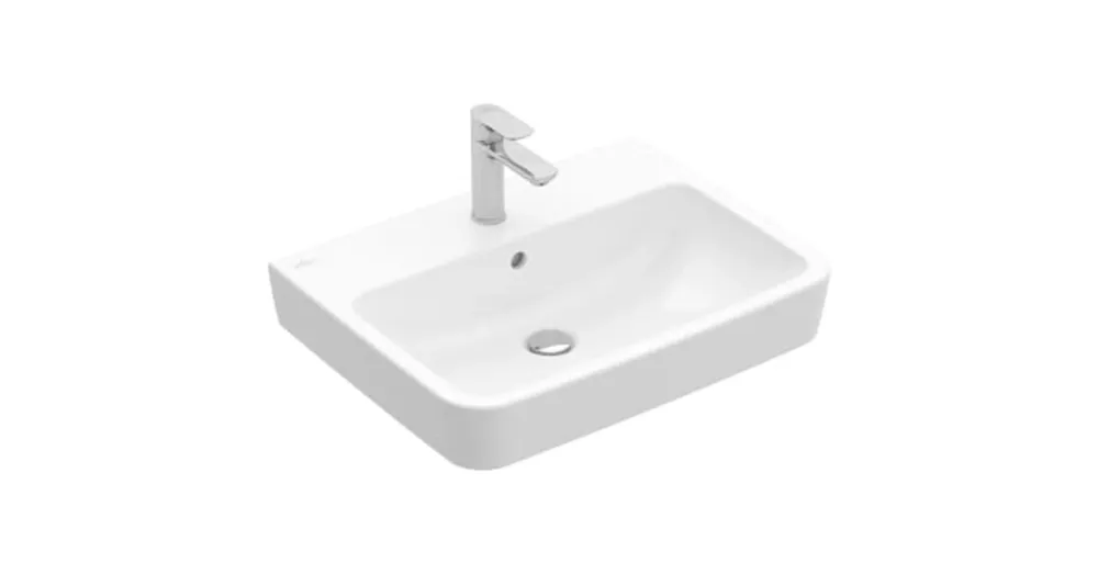 Legjobb ár Villeroy & Boch O.Novo 65 x 46 cm-es mosdó 1 csaplyukkal CeramicPlus felülettel - 4A4165R1