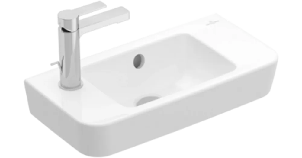 Villeroy & Boch O.Novo 50 x 25 cm-es kézmosó csaplyuk a bal oldalon - 4342L501 Alacsony ár