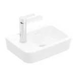 Népszerű Villeroy & Boch O.Novo 36 x 25 cm-es kézmosó csaplyuk a bal oldalon túlfolyó nélkül - 43423701