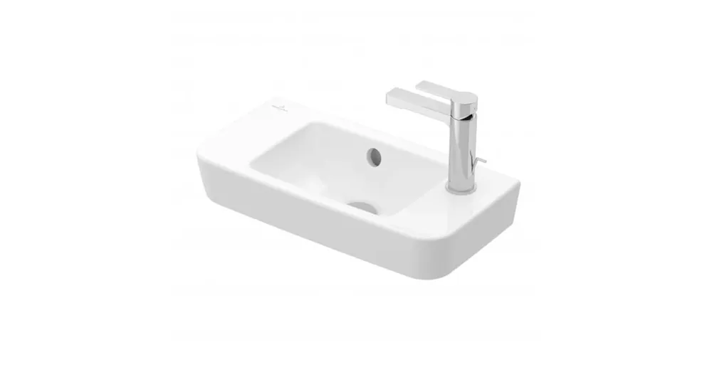 Villeroy & Boch O.Novo 50 x 25 cm-es kézmosó csaplyuk a jobb oldalon CeramicPlus felülettel - 4342R5R1 Exkluzív ajánlat