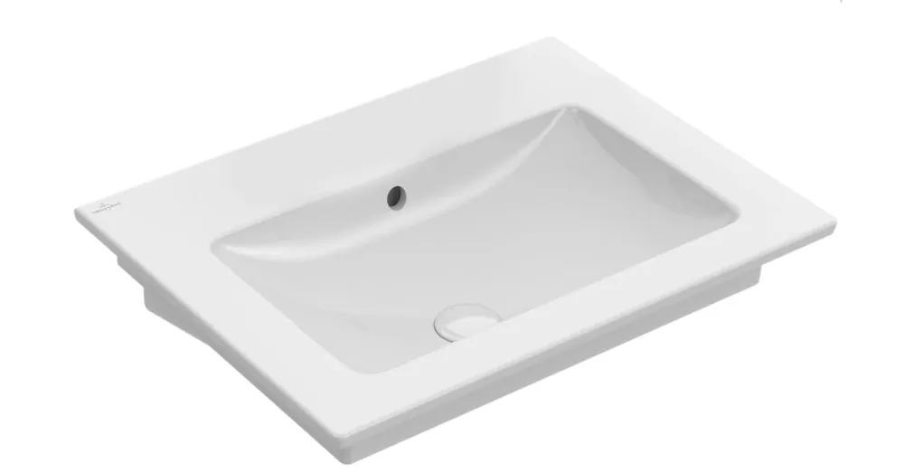 Kedvezményes ár Villeroy & Boch Venticello 60 x 50 cm-es beépíthető mosdó csaplyuk nélkül CeramicPlus felülettel - 412462R1